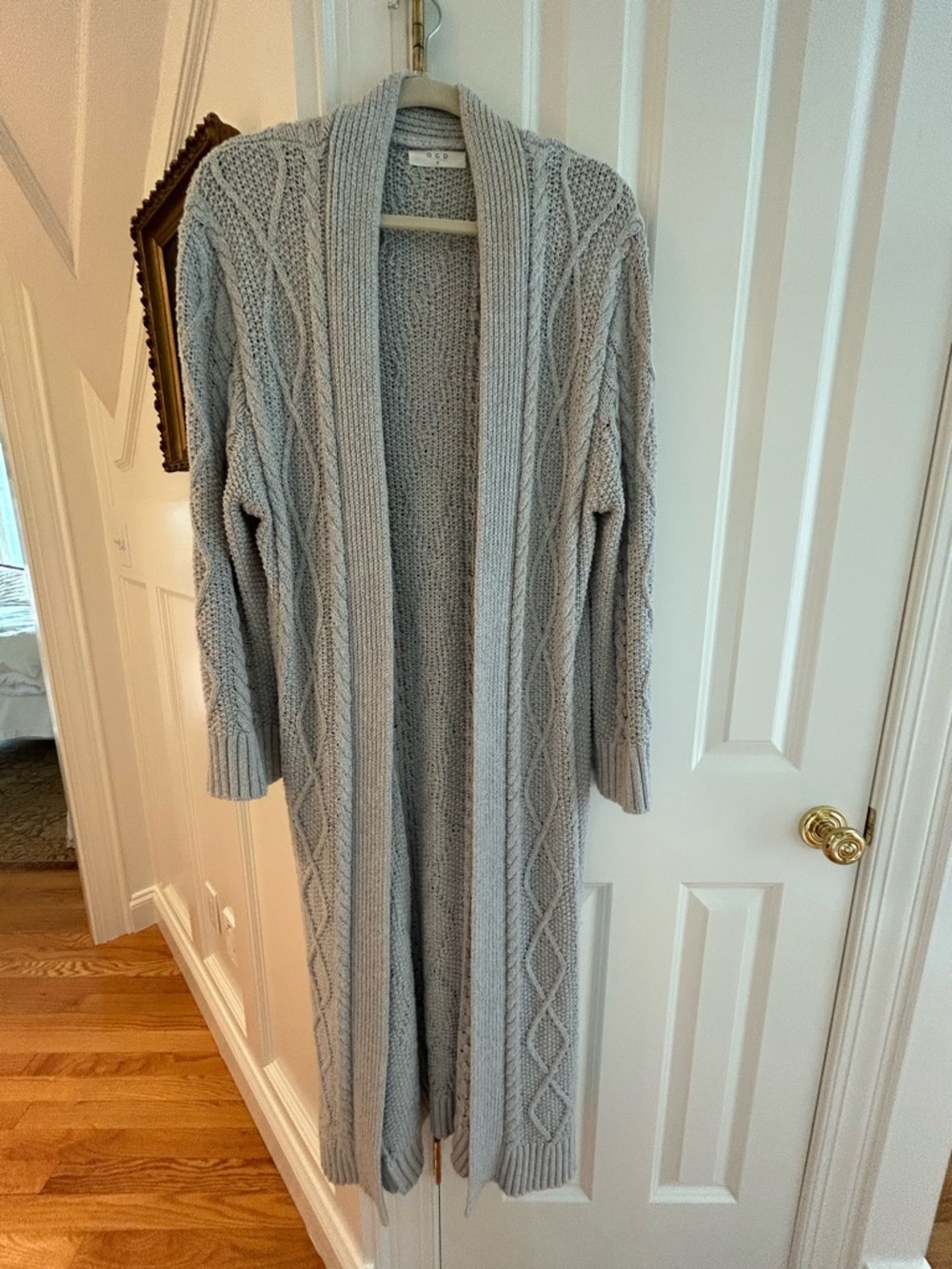 Cotton Cardigan Duster. Size M